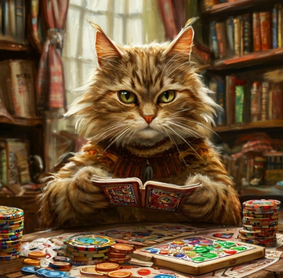 Настольный кот