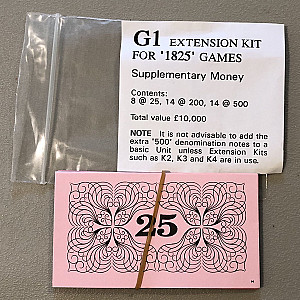 1825 Extension Kit G1: Supplementary Money