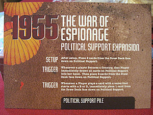 
                            Изображение
                                                                дополнения
                                                                «1955: The War of Espionage – Political Support Expansion»
                        
