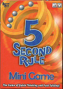
                            Изображение
                                                                настольной игры
                                                                «5 Second Rule Mini Game»
                        