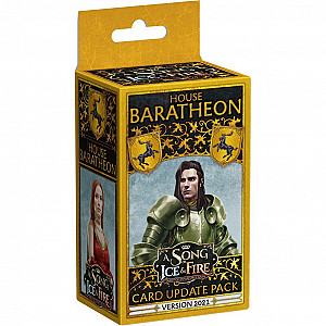 
                            Изображение
                                                                дополнения
                                                                «A Song of Ice & Fire: Tabletop Miniatures Game – House Baratheon card update pack»
                        