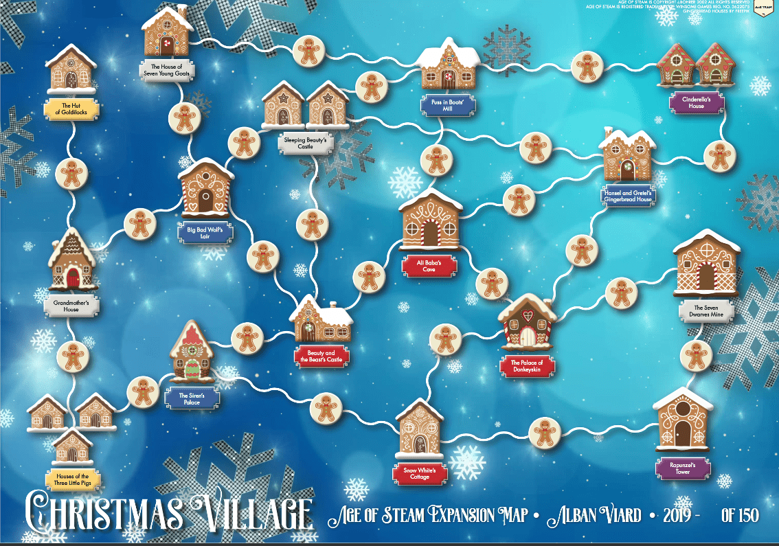 Age of Steam: Christmas Village / Mexico»