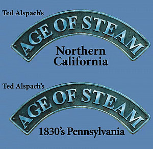 Age of Steam Expansion: 1830's Pennsylvania / Northern California