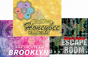 Age of Steam Expansion: Honeybee Hive Mind, Brooklyn & Escape Room