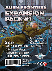 
                            Изображение
                                                                дополнения
                                                                «Alien Frontiers: Expansion Pack #1»
                        