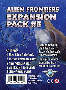 
                            Изображение
                                                                дополнения
                                                                «Alien Frontiers: Expansion Pack #5»
                        