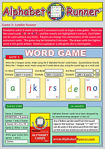 Alphabet Runner Cards