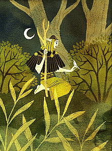 The game artwork by Finnish Paulina is quite unique