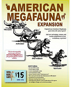 
                            Изображение
                                                                дополнения
                                                                «American Megafauna (second edition) Expansion Set»
                        