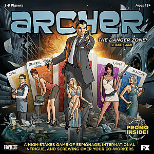 Archer: The Danger Zone! Board Game