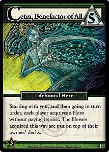 Ascension: Cetra, Benefactor of All Promo Card