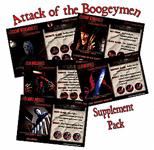 
                            Изображение
                                                                дополнения
                                                                «'Attack of the Boogeymen' Supplement (fan expansion for Last Night on Earth)»
                        