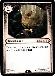 
                            Изображение
                                                                дополнения
                                                                «Aventuria: Promokarte "Nachahmung"»
                        