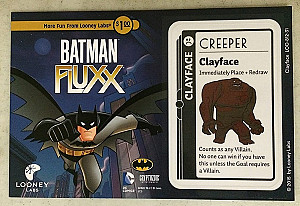 Batman Fluxx: Clayface Promo Postcard