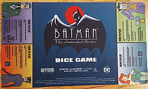 Batman: The Animated Series Dice Game  – Promo Playing mat