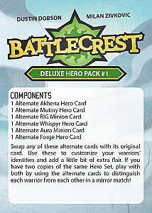 
                            Изображение
                                                                дополнения
                                                                «Battlecrest: Deluxe Hero Pack #1»
                        