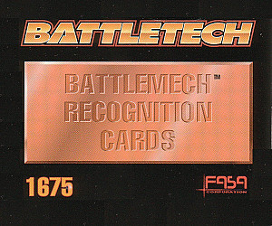 
                            Изображение
                                                                дополнения
                                                                «BattleMech Recognition Cards»
                        