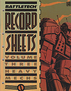 
                            Изображение
                                                                дополнения
                                                                «BattleTech Record Sheets Volume Three: Heavy 'Mechs»
                        