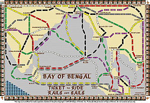 
                            Изображение
                                                                дополнения
                                                                «Bay of Bengal (fan expansion to Ticket to Ride)»
                        