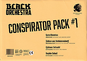 
                            Изображение
                                                                дополнения
                                                                «Black Orchestra: Conspirator Pack #1»
                        
