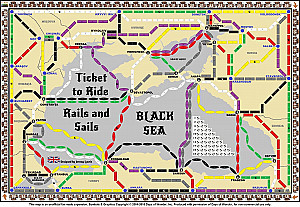 Black Sea (fan expansion of Ticket to Ride: Rails & Sails)