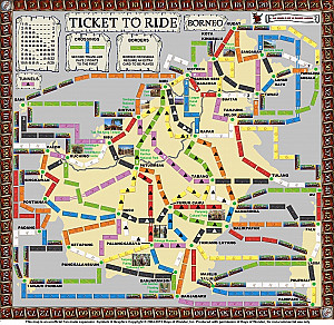 
                            Изображение
                                                                дополнения
                                                                «Borneo (fan expansion to Ticket to Ride)»
                        