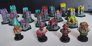 Замки бургундии. Миниатюры в покрасе