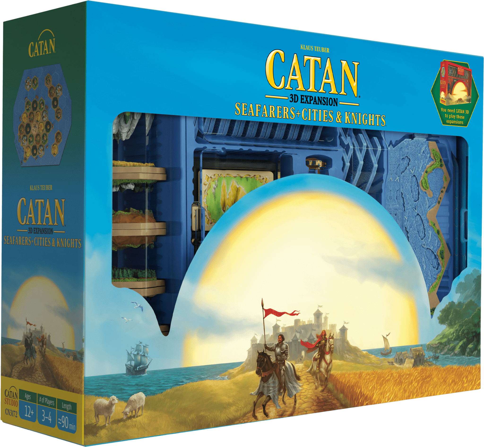 CATAN: 3D Expansions – Seafarers + Cities & Knights»