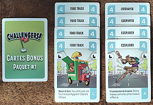 Challengers!: Cartes Bonus Paquet #1