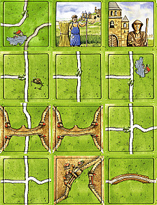 Cleric And Serf (fan expansion to Carcassonne)