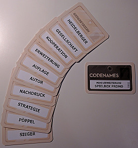 
                            Изображение
                                                                дополнения
                                                                «Codenames: Bonus Pack – Board Gaming (German)»
                        