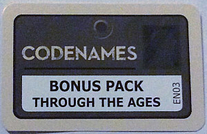 
                            Изображение
                                                                дополнения
                                                                «Codenames: Bonus Pack – Through the Ages»
                        