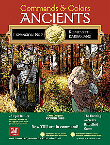 
                            Изображение
                                                                дополнения
                                                                «Commands & Colors: Ancients Expansion Pack #2 – Rome vs the Barbarians»
                        