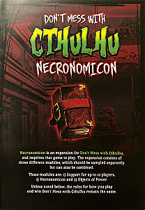 
                            Изображение
                                                                дополнения
                                                                «Don't Mess With Cthulhu: Necronomicon»
                        