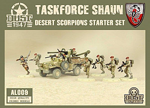 
                            Изображение
                                                                дополнения
                                                                «Dust 1947: Desert Scorpions Starter Set – Taskforce Shaun»
                        