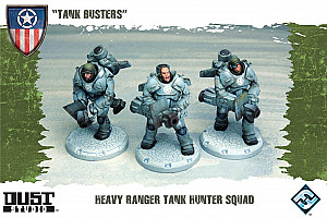 Dust Tactics: Heavy Ranger Tank Hunter Squad – "Tank Busters"