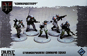 
                            Изображение
                                                                дополнения
                                                                «Dust Tactics: Sturmgrenadiere Command Squad – "Kommandotrupp"»
                        