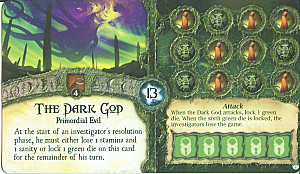 Elder Sign: The Dark God Promo Card