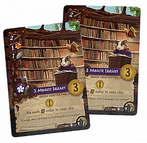 Everdell: 3 Minute Library promo cards