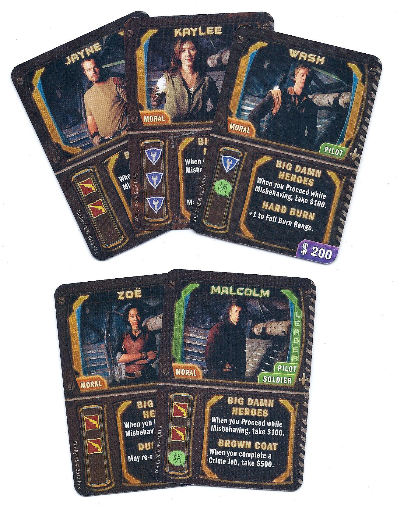 Firefly: The Game – Big Damn Heroes Promo Cards»