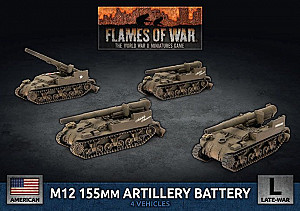 Flames of War: M12 155mm Artillery Battery