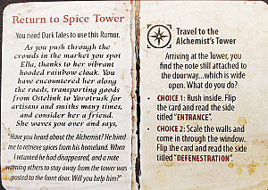 Folklore: The Affliction – Dark Tales Expansion: Return to Spice Tower Rumor Card