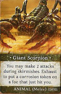 
                            Изображение
                                                                промо
                                                                «Folklore: The Affliction – Giant Scorpion Promo Card»
                        