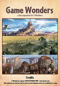
                            Изображение
                                                                дополнения
                                                                «Game Wonders (fan expansion for 7 Wonders)»
                        