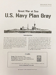 Great War at Sea: U.S. Navy Plan Gray