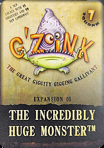 G'Zoink: Expansion 05 – The Incredibly Huge Monster