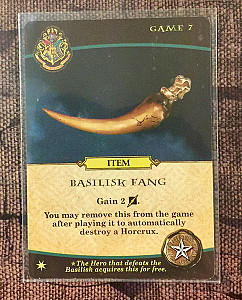 
                            Изображение
                                                                дополнения
                                                                «Harry Potter: Hogwarts Battle – Item: Basilisk Fang»
                        