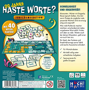 Haste Worte? Jubiläumsedition