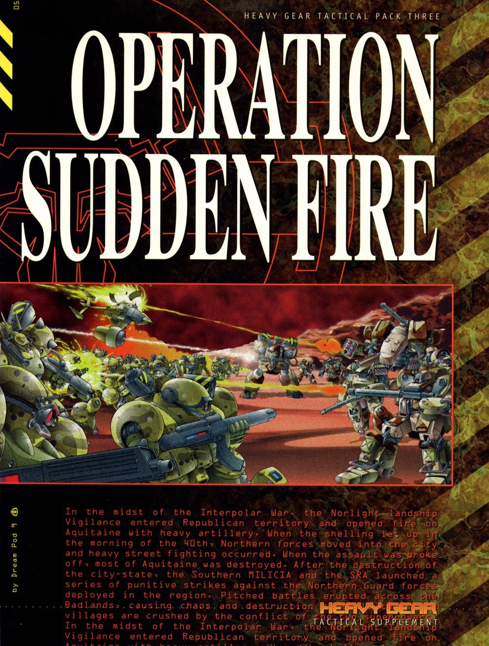 Heavy Gear Tactical Pack Three: Operation Sudden Fire»