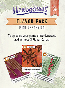 
                            Изображение
                                                                дополнения
                                                                «Herbaceous: Flavor Pack Mini Expansion»
                        